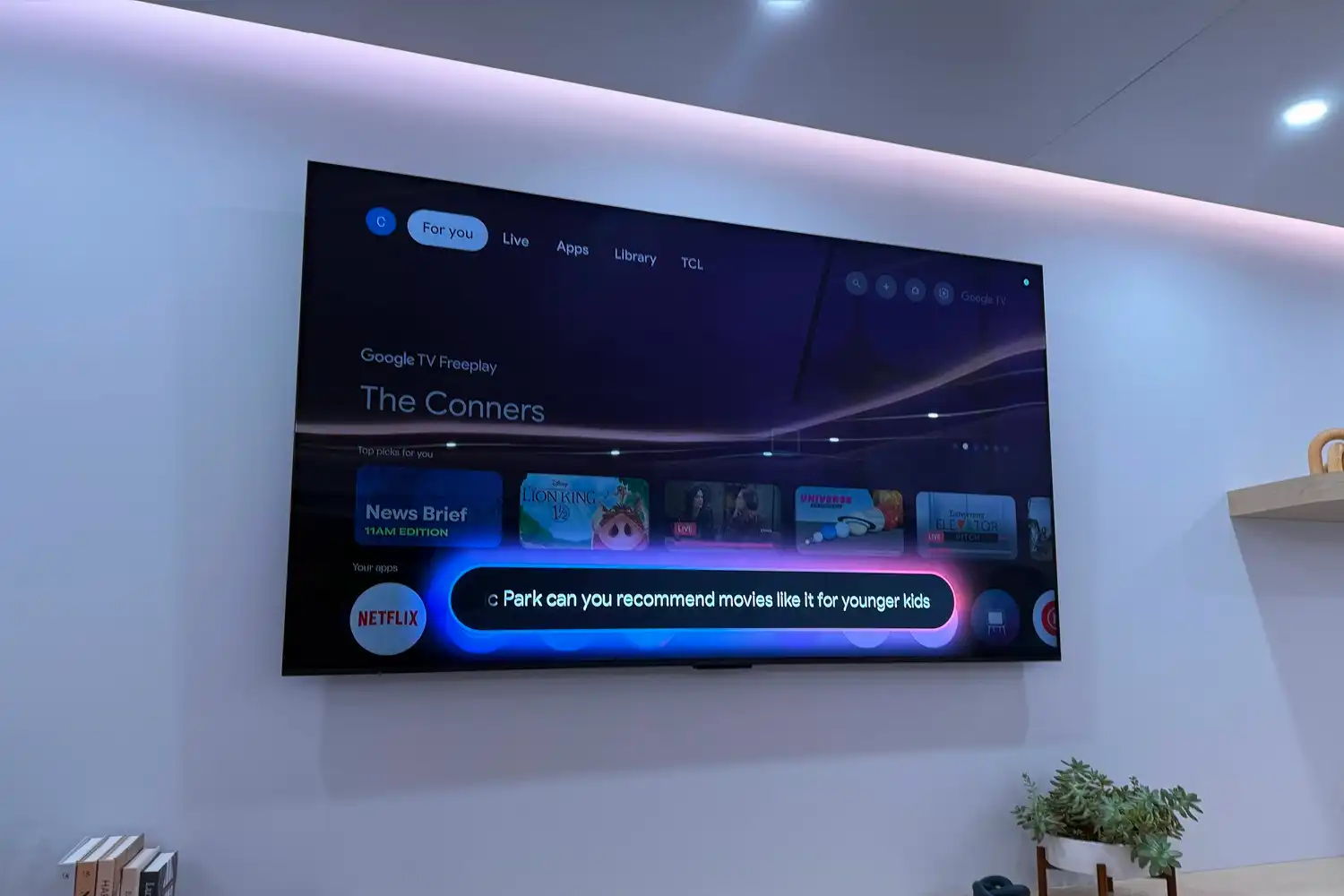 AI TV project screenshot